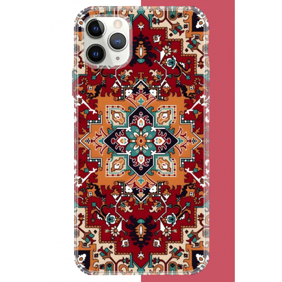 iPhone 11 Pro Max Uyumlu Halı1 UV Baskılı Silikon Kılıf