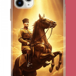 iPhone 11 Pro Max Uyumlu Atatürk5 UV Baskılı Silikon Kılıf
