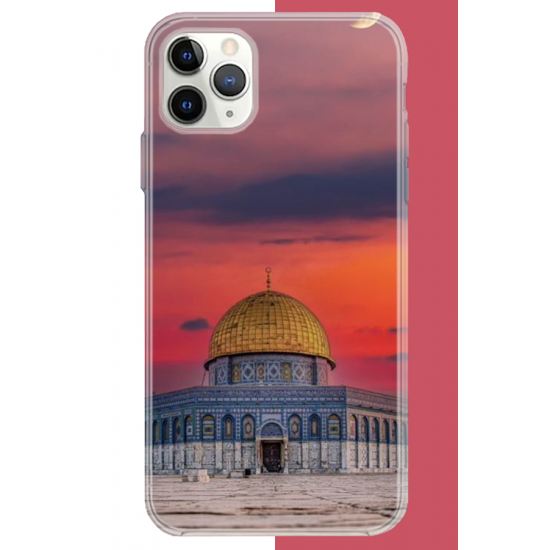 iPhone 11 Pro Max Uyumlu Kudüs4 UV Baskılı Silikon Kılıf