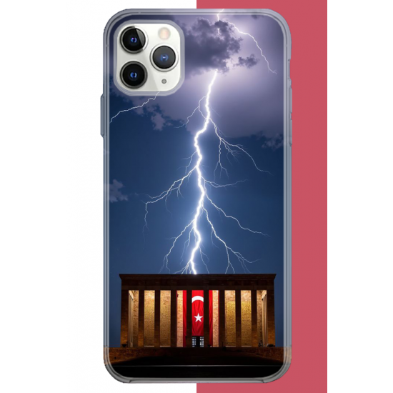iPhone 11 Pro Max Uyumlu Anıtkabir UV Baskılı Silikon Kılıf