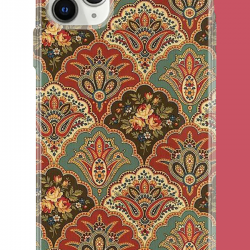 iPhone 11 Pro Max Uyumlu Çini Motif UV Baskılı Silikon Kılıf