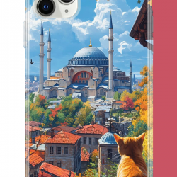 iPhone 11 Pro Max Uyumlu Ayasofya1 UV Baskılı Silikon Kılıf