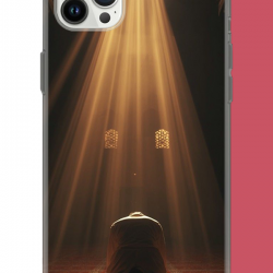 iPhone 12 PRO MAX Uyumlu Huzur Dua UV Baskılı Silikon Kılıf