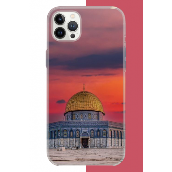 iPhone 12 PRO MAX Uyumlu Kudüs4 UV Baskılı Silikon Kılıf