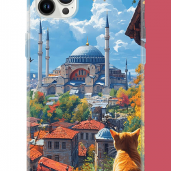 iPhone 12 PRO MAX Uyumlu Ayasofya1 UV Baskılı Silikon Kılıf