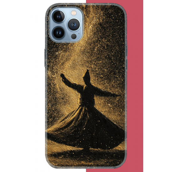 iPhone 13 PRO MAX Uyumlu Semazen UV Baskılı Silikon Kılıf