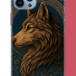 iPhone 13 PRO MAX Uyumlu Kurt UV Baskılı Silikon Kılıf