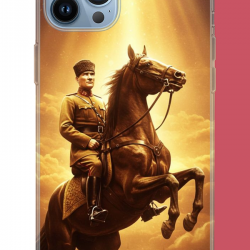 iPhone 13 PRO MAX Uyumlu Atatürk5 UV Baskılı Silikon Kılıf