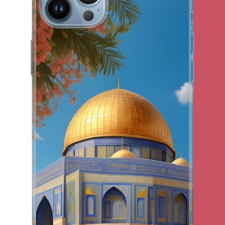 iPhone 13 PRO MAX Uyumlu Kudüs3 UV Baskılı Silikon Kılıf