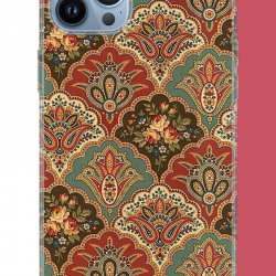 iPhone 13 PRO MAX Uyumlu Çini Motif UV Baskılı Silikon Kılıf