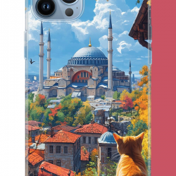 iPhone 13 PRO MAX Uyumlu Ayasofya1 UV Baskılı Silikon Kılıf