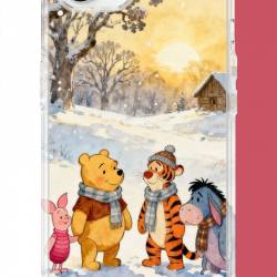 iPhone 16E Uyumlu Winnie The Pooh2 UV Baskılı Silikon Kılıf