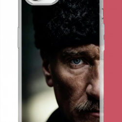 iPhone 16E Uyumlu Atatürk4 UV Baskılı Silikon Kılıf
