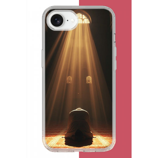 iPhone 16E Uyumlu Huzur Dua UV Baskılı Silikon Kılıf