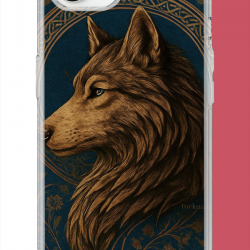 iPhone 16E Uyumlu Kurt UV Baskılı Silikon Kılıf