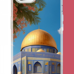 iPhone 16E Uyumlu Kudüs3 UV Baskılı Silikon Kılıf