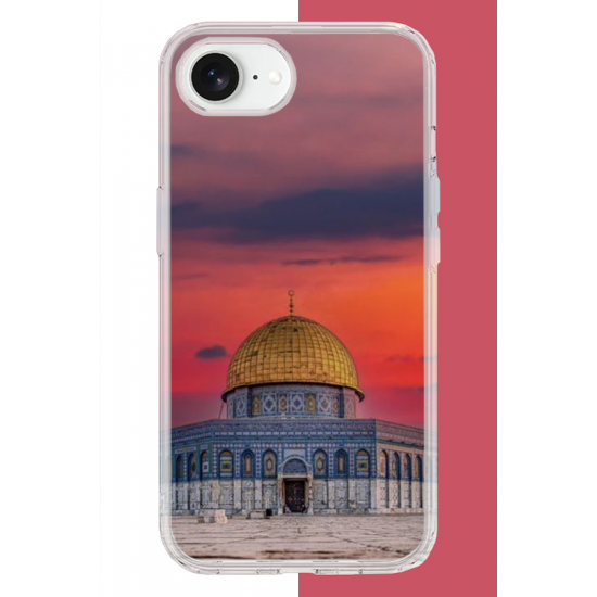iPhone 16E Uyumlu Kudüs4 UV Baskılı Silikon Kılıf