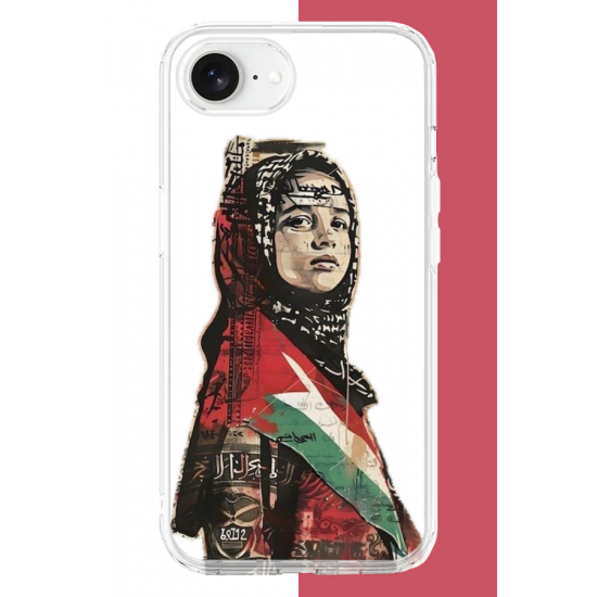 iPhone 16E Uyumlu Filistin2 UV Baskılı Silikon Kılıf