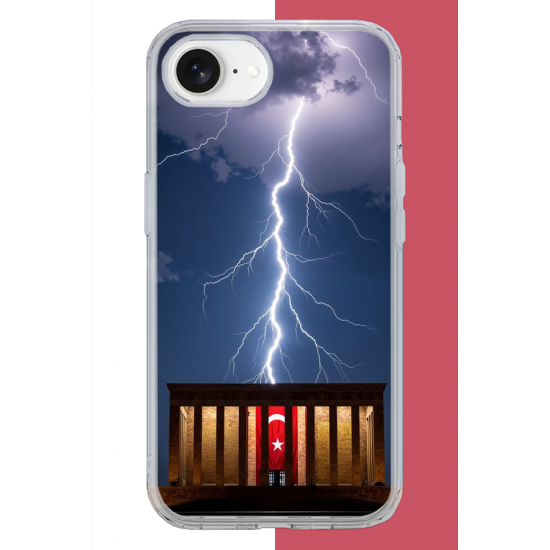 iPhone 16E Uyumlu Anıtkabir UV Baskılı Silikon Kılıf