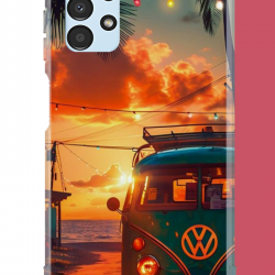 Samsung Galaxy A13 Uyumlu vw güneş batımı.jpeg UV Baskılı Silikon Kılıf