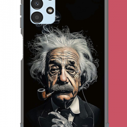Samsung Galaxy A13 Uyumlu einstein UV Baskılı Silikon Kılıf