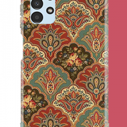Samsung Galaxy A13 Uyumlu Çini Motif UV Baskılı Silikon Kılıf
