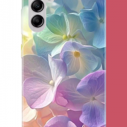 Samsung Galaxy A14 Uyumlu renkli çiçek2.jpeg UV Baskılı Silikon Kılıf