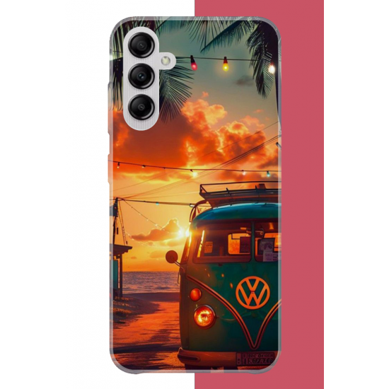 Samsung Galaxy A14 Uyumlu vw güneş batımı.jpeg UV Baskılı Silikon Kılıf Samsung Galaxy A14 Uyumlu vw güneş batımı.jpeg UV Baskılı Silikon Kılıf