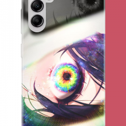 Samsung Galaxy A14 Uyumlu anime göz UV Baskılı Silikon Kılıf