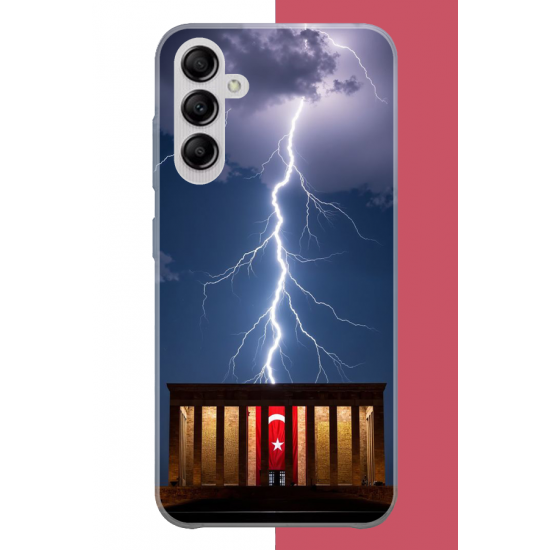 Samsung Galaxy A14 Uyumlu Anıtkabir UV Baskılı Silikon Kılıf