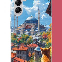 Samsung Galaxy A14 Uyumlu Ayasofya1 UV Baskılı Silikon Kılıf
