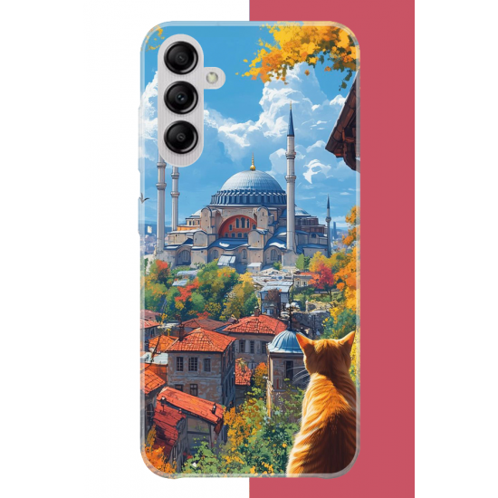 Samsung Galaxy A14 Uyumlu Ayasofya1 UV Baskılı Silikon Kılıf