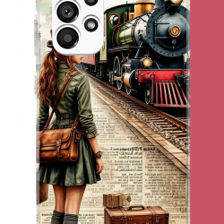 Samsung Galaxy A23 Uyumlu vintage tren UV Baskılı Silikon Kılıf