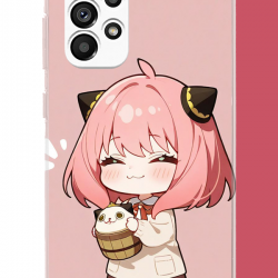 Samsung Galaxy A23 Uyumlu kawaii küçük kız UV Baskılı Silikon Kılıf