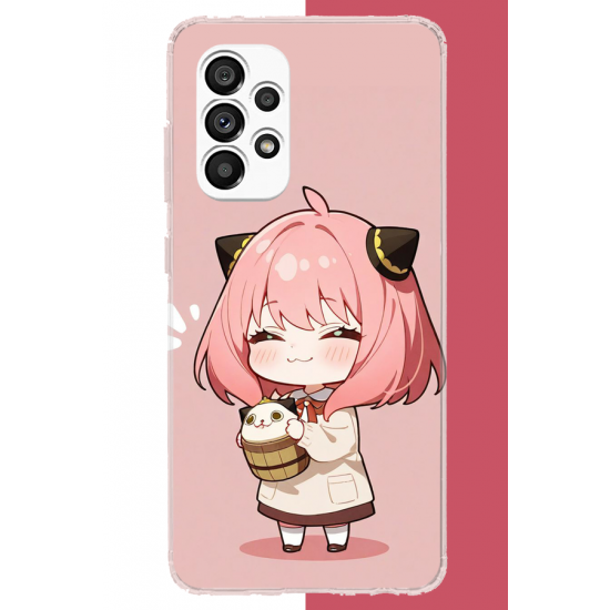 Samsung Galaxy A23 Uyumlu kawaii küçük kız UV Baskılı Silikon Kılıf
