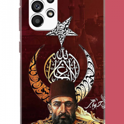 Samsung Galaxy A23 Uyumlu Abdulhamit UV Baskılı Silikon Kılıf