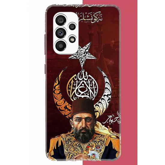 Samsung Galaxy A23 Uyumlu Abdulhamit UV Baskılı Silikon Kılıf