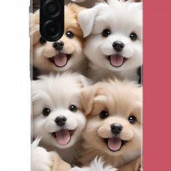 Samsung Galaxy A26 Uyumlu sevimli köpek UV Baskılı Silikon Kılıf