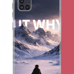 Samsung Galaxy A31 Uyumlu Nihilist Penguen UV Baskılı Silikon Kılıf