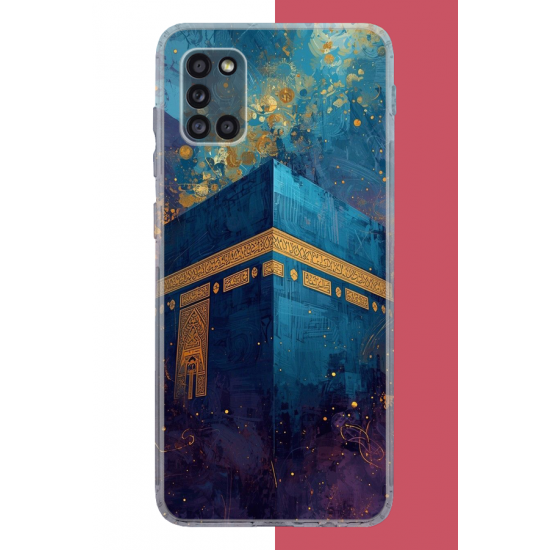 Samsung Galaxy A31 Uyumlu Kabe1 UV Baskılı Silikon Kılıf