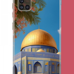 Samsung Galaxy A31 Uyumlu Kudüs3 UV Baskılı Silikon Kılıf