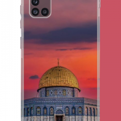 Samsung Galaxy A31 Uyumlu Kudüs4 UV Baskılı Silikon Kılıf