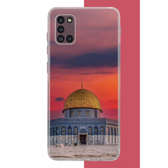 Samsung Galaxy A31 Uyumlu Kudüs4 UV Baskılı Silikon Kılıf
