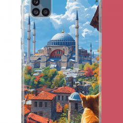 Samsung Galaxy A31 Uyumlu Ayasofya1 UV Baskılı Silikon Kılıf