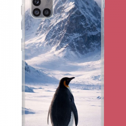 Samsung Galaxy A31 Uyumlu nihilist Penguen2 UV Baskılı Silikon Kılıf