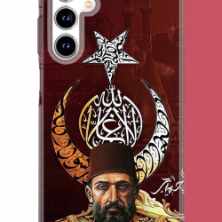 Samsung Galaxy A35 Uyumlu Abdulhamit UV Baskılı Silikon Kılıf