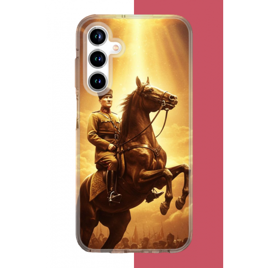 Samsung Galaxy A35 Uyumlu Atatürk5 UV Baskılı Silikon Kılıf