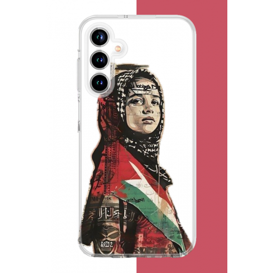 Samsung Galaxy A35 Uyumlu Filistin2 UV Baskılı Silikon Kılıf