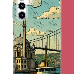 Samsung Galaxy A35 Uyumlu İstanbul UV Baskılı Silikon Kılıf