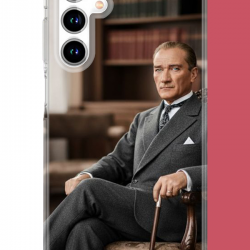 Samsung Galaxy A35 Uyumlu Atatürk6 UV Baskılı Silikon Kılıf